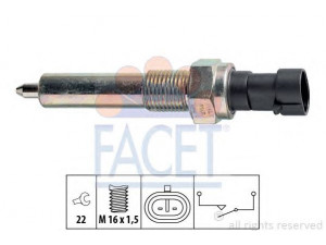 FACET 7.6143 jungiklis, atbulinės eigos žibintas 
 Elektros įranga -> Šviesų jungikliai/relės/valdymas -> Šviesų jungiklis/svirtis
60808331, 60812316, 46421540, 7711531