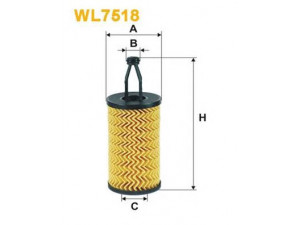 WIX FILTERS WL7518 alyvos filtras 
 Techninės priežiūros dalys -> Techninės priežiūros intervalai
2761800009