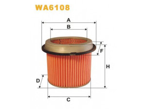 WIX FILTERS WA6108 oro filtras 
 Filtrai -> Oro filtras
372, MD603932, MD620385, MR571477