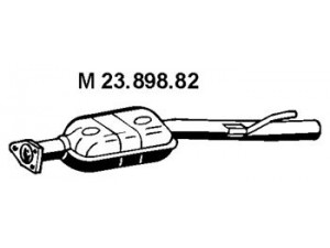 EBERSPÄCHER 23.898.82 vidurinis duslintuvas 
 Išmetimo sistema -> Duslintuvas
208 490 05 21