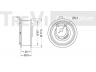 TREVI AUTOMOTIVE TD1590 įtempiklio skriemulys, paskirstymo diržas 
 Techninės priežiūros dalys -> Papildomas remontas
06D109243, 06D109243, 06D109243