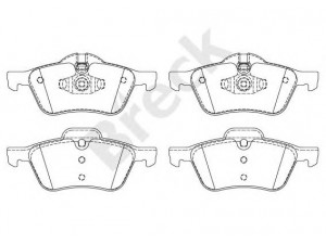 BRECK 23281 00 701 00 stabdžių trinkelių rinkinys, diskinis stabdys 
 Techninės priežiūros dalys -> Papildomas remontas
34111503076, 34116761287, 34116765446