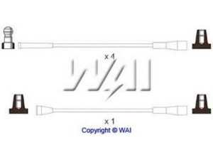WAIglobal SL334 uždegimo laido komplektas