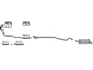 ERNST 050969 išmetimo sistema 
 Išmetimo sistema -> Išmetimo sistema, visa