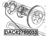 FEBEST DAC42760033 rato guolis
04668442AA, 04670292AC