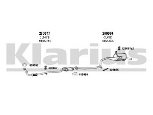 KLARIUS 210074E išmetimo sistema 
 Išmetimo sistema -> Išmetimo sistema, visa