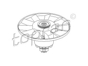 TOPRAN 107 715 ventiliatorius, radiatoriaus 
 Aušinimo sistema -> Oro aušinimas
6K0 959 455F, 6K0 959 455F