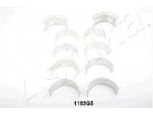 ASHIKA 86-1183G5 alkūninio veleno guolių rinkinys 
 Variklis -> Alkūninio veleno pavara -> Alkūninis velenas -> Pagrindiniai guoliai, alkūninis velenas