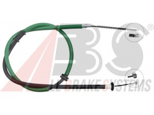 A.B.S. K16797 trosas, stovėjimo stabdys 
 Stabdžių sistema -> Valdymo svirtys/trosai
51785645