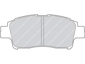 FERODO FDB1368 stabdžių trinkelių rinkinys, diskinis stabdys 
 Techninės priežiūros dalys -> Papildomas remontas
04465 52130, 04465 52140, 04465 59020