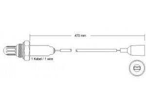 BBT OXY102.047 lambda jutiklis 
 Išmetimo sistema -> Jutiklis/zondas
77 00 729 063, 77 00 854 136, 89 33 002 455