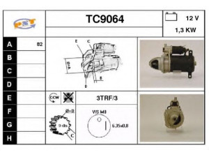 SNRA TC9064 starteris