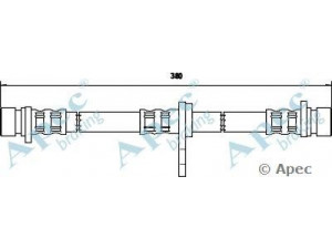 APEC braking HOS3259 stabdžių žarnelė 
 Stabdžių sistema -> Stabdžių žarnelės
01466SL4010, 01466SW3000, 46430SM4003