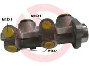 BREMBO M 59 032 pagrindinis cilindras, stabdžiai 
 Stabdžių sistema -> Pagrindinis stabdžių cilindras
558100, 32988009, 3492361, 010392
