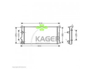 KAGER 31-0984 radiatorius, variklio aušinimas 
 Aušinimo sistema -> Radiatorius/alyvos aušintuvas -> Radiatorius/dalys
441497293179354, 450113709161437