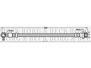 BORG & BECK BBH7811 stabdžių žarnelė 
 Stabdžių sistema -> Stabdžių žarnelės
NA75-43-810, NA75-73-810A