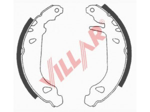 VILLAR 629.0589 stabdžių trinkelių komplektas 
 Techninės priežiūros dalys -> Papildomas remontas
4241G3, 4241L4, 95659470, 4241G3