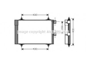 AVA QUALITY COOLING CNA5241D kondensatorius, oro kondicionierius 
 Oro kondicionavimas -> Kondensatorius
6455CN, 9645964780, 6455CN, 9645964780