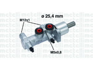 METELLI 05-0766 pagrindinis cilindras, stabdžiai 
 Stabdžių sistema -> Pagrindinis stabdžių cilindras
46010-00QAU, 4413094, 93161164