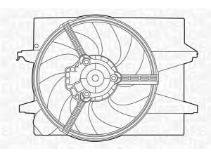 MAGNETI MARELLI 069422308010 ventiliatorius, radiatoriaus 
 Aušinimo sistema -> Oro aušinimas
1141507