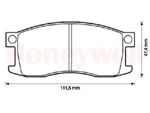 BENDIX 572229B stabdžių trinkelių rinkinys, diskinis stabdys 
 Techninės priežiūros dalys -> Papildomas remontas
45022692670, 45022692671, 45022692672