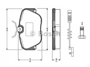 BOSCH 0 986 TB2 015 stabdžių trinkelių rinkinys, diskinis stabdys 
 Techninės priežiūros dalys -> Papildomas remontas
000 420 89 20, 000 420 90 20, 000 420 91 20