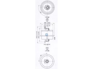 UFI 31.614.00 kuro filtras 
 Filtrai -> Kuro filtras
25176288, 16900-SB2-681, 16900-SB2-682