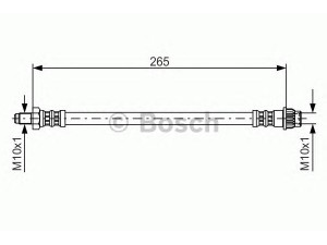 BOSCH 1 987 476 948 stabdžių žarnelė 
 Stabdžių sistema -> Stabdžių žarnelės
60 25 307 608, 77 04 003 958
