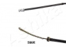 ASHIKA 131-05-586R trosas, stovėjimo stabdys 
 Stabdžių sistema -> Valdymo svirtys/trosai
MB256731