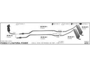 IMASAF 524000171 išmetimo sistema 
 Išmetimo sistema -> Išmetimo sistema, visa