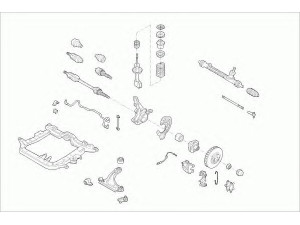 LEMFÖRDER OPEL-MERIV-FL002 vairavimo mechanizmas; rato pakaba 
 Ašies montavimas/vairavimo mechanizmas/ratai -> Prekių paieška pagal schemą