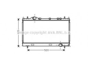 AVA QUALITY COOLING CR2101 radiatorius, variklio aušinimas 
 Aušinimo sistema -> Radiatorius/alyvos aušintuvas -> Radiatorius/dalys
5019213, 5086239