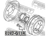 FEBEST 0282-G11R rato stebulė 
 Ašies montavimas/vairavimo mechanizmas/ratai -> Rato stebulė/montavimas -> Rato stebulė
43202-ED51B