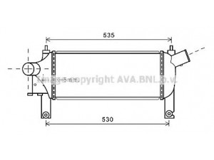 AVA QUALITY COOLING DN4339 tarpinis suslėgto oro aušintuvas, kompresorius 
 Variklis -> Oro tiekimas -> Įkrovos agregatas (turbo/superįkrova) -> Tarpinis suslėgto oro aušintuvas
14461EB360