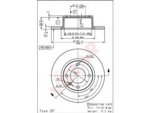 VILLAR 628.1420 stabdžių diskas 
 Dviratė transporto priemonės -> Stabdžių sistema -> Stabdžių diskai / priedai
4246L6