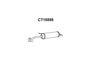 VENEPORTE CT15595 galinis duslintuvas 
 Išmetimo sistema -> Duslintuvas
1726KR, 1726LH, 1726RS, 1726RV