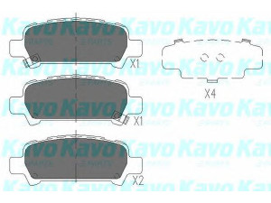 KAVO PARTS KBP-8002 stabdžių trinkelių rinkinys, diskinis stabdys 
 Techninės priežiūros dalys -> Papildomas remontas
4605A644, 26696AE000, 26696AE020