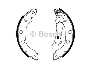 BOSCH 0 986 487 699 stabdžių trinkelių komplektas 
 Techninės priežiūros dalys -> Papildomas remontas
44060 00QAK, 44060 3J325, 77 01 205 517