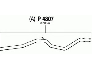 FENNO P4807 išleidimo kolektorius 
 Išmetimo sistema -> Išmetimo vamzdžiai
BM50038, repair pipe