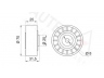 AUTEX 641675 įtempiklio skriemulys, V formos rumbuotas diržas
1032000570, 1032000570