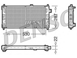 DENSO DRM20062 radiatorius, variklio aušinimas 
 Aušinimo sistema -> Radiatorius/alyvos aušintuvas -> Radiatorius/dalys
1302198, 1302198