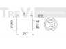 TREVI AUTOMOTIVE TD1612 kreipiantysis skriemulys, paskirstymo diržas 
 Diržinė pavara -> Paskirstymo diržas/komplektas -> Laisvasis/kreipiamasis skriemulys
06D109244C, 06D109244D, 06D109244E