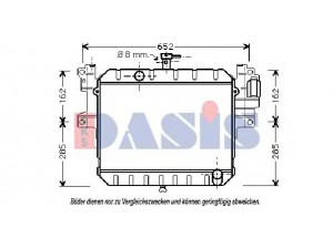 AKS DASIS 360019N radiatorius, variklio aušinimas 
 Aušinimo sistema -> Radiatorius/alyvos aušintuvas -> Radiatorius/dalys
1640087650