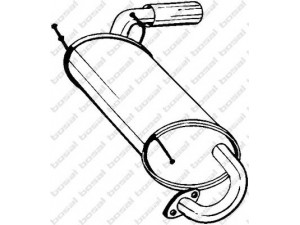 BOSAL 171-003 galinis duslintuvas 
 Išmetimo sistema -> Duslintuvas
BPM8-40-100C, BPM8-40-100E, BPM8-40-100G