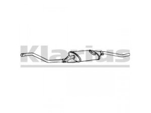 KLARIUS VW194B galinis duslintuvas
873253609AB, 873253609AG, 873253609B