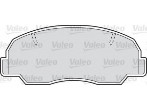VALEO 598685 stabdžių trinkelių rinkinys, diskinis stabdys 
 Techninės priežiūros dalys -> Papildomas remontas
04491-60020-000, 04491-60060-000