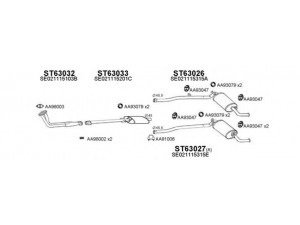VENEPORTE 630057 išmetimo sistema 
 Išmetimo sistema -> Išmetimo sistema, visa