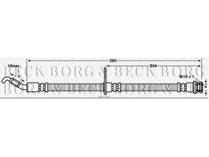 BORG & BECK BBH7768 stabdžių žarnelė 
 Stabdžių sistema -> Stabdžių žarnelės
71742814, 51550-79J00