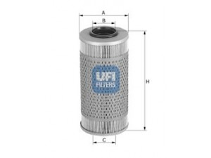 UFI 26.695.00 kuro filtras 
 Techninės priežiūros dalys -> Papildomas remontas
93161121, 16405-00QAC, 4412830