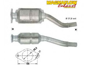 MAGNAFLOW 81859 katalizatoriaus keitiklis 
 Išmetimo sistema -> Katalizatoriaus keitiklis
46521912